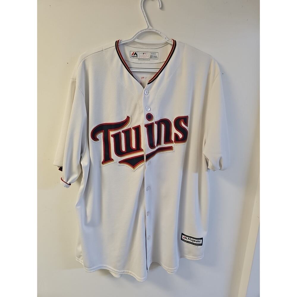 Majestic GLEN PERKINS Minnesota Twins Sewn Jersey Men's XL Genuine Merchandise